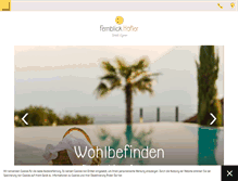 Tablet Screenshot of fernblick-hoefler.com